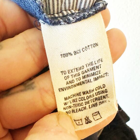 Alex Mill Rugged Boy Pant Navy Blue Corduroy Trouser Pants Women's sz 12 - Picture 10 of 10